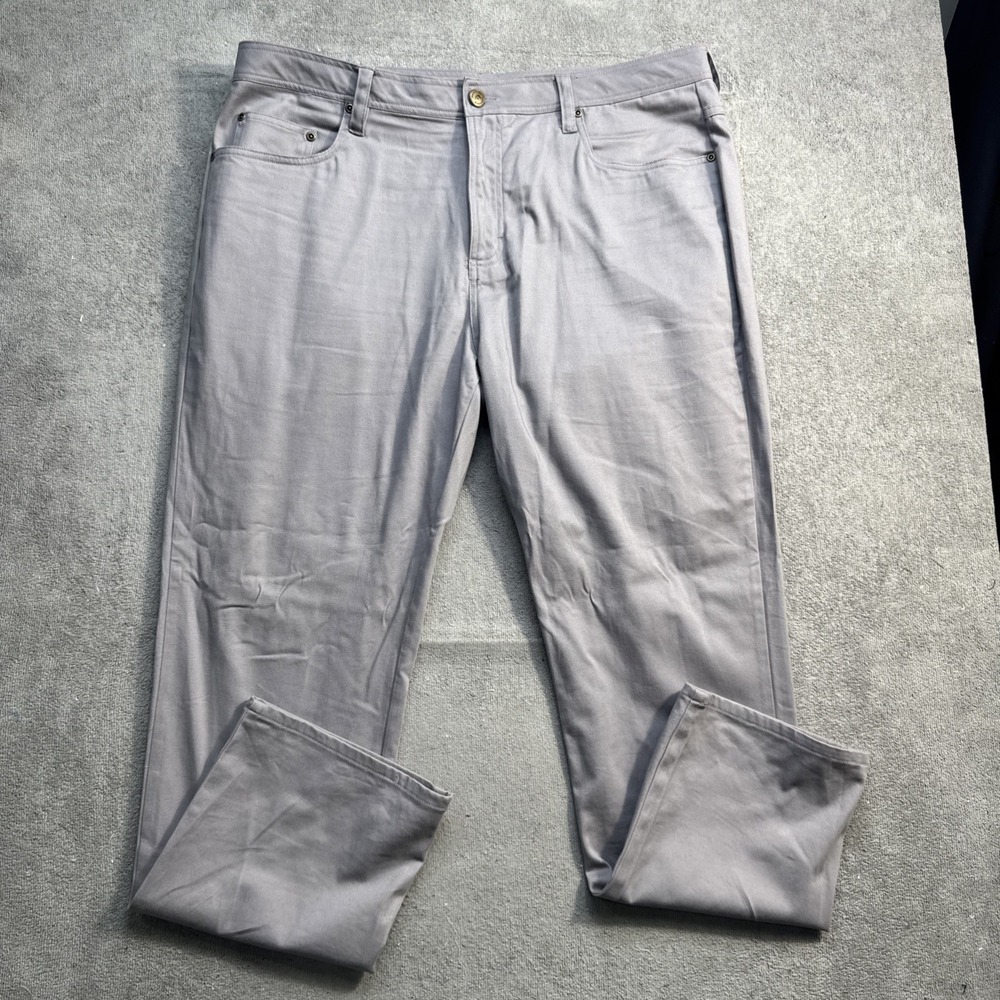 Onward Reserve Gray Performance‎ Pants Stretch Golf Travel Casual Men's 38x30